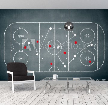 Bild på Hockey strategy plan